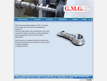 Tablet Screenshot of meccanica.gmg-srl.com